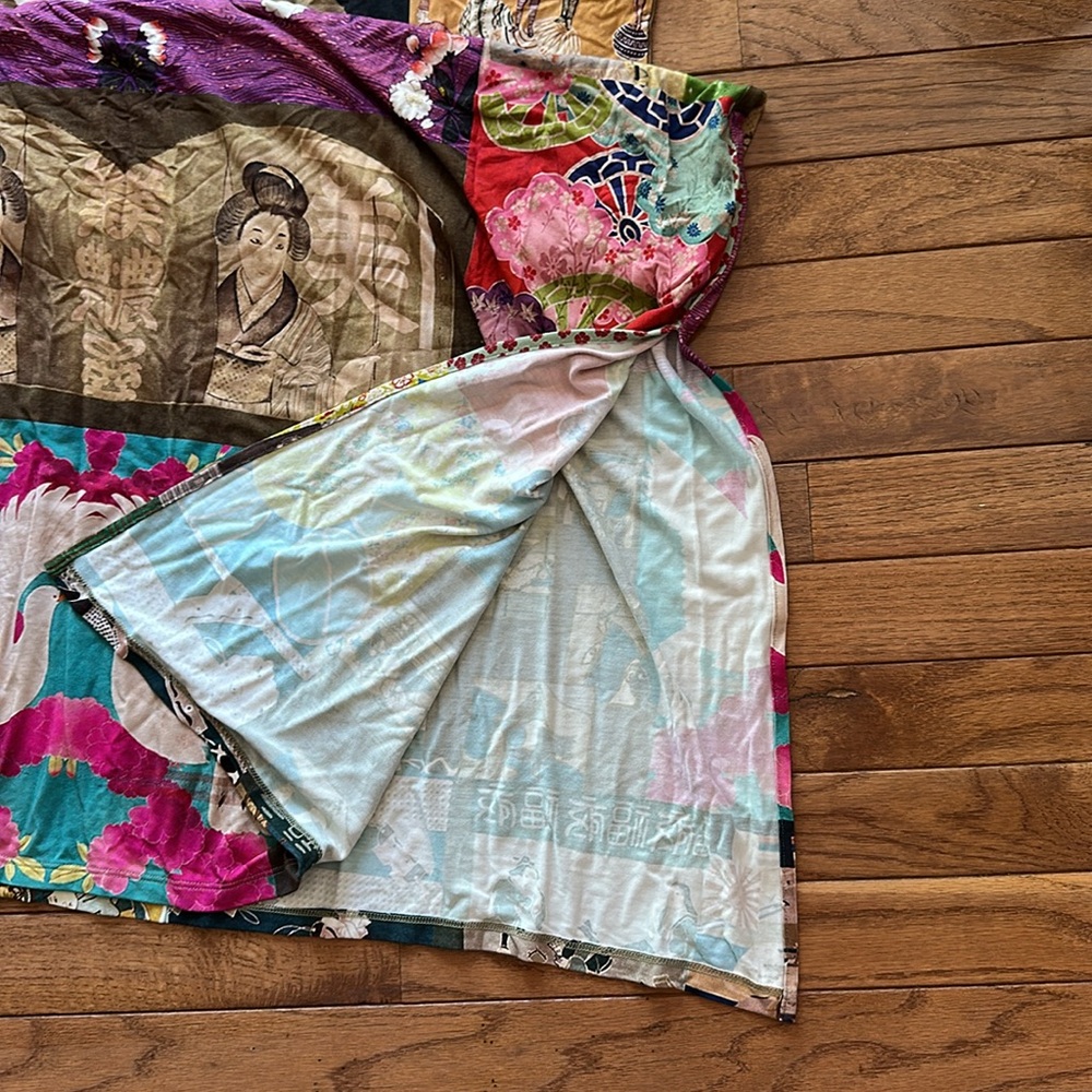 Johnny Was Colorful Patchwork Sleeveless Dress - Picture 10 of 12